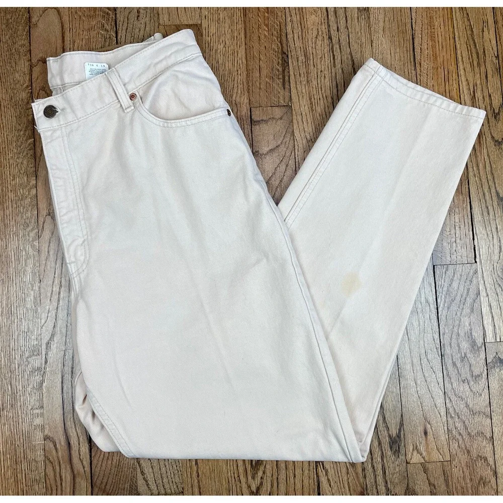 Vintage Levi's 550 Relaxed Fit Tapered Leg Pink Women's Denim Jeans Sz 32x30